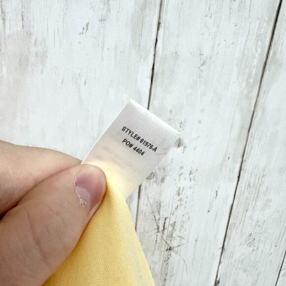 Lulus Dress Women Medium Love Poem Canary Yellow Lace Overlay Sleeveless Mini - Picture 5 of 6